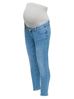 OLMBLUSH Middels høy midje Skinny Fit Ankellengde Jeans