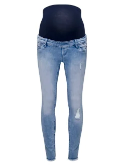 OLMBLUSH Middels høy midje Skinny Fit Ankellengde Jeans