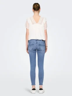 OLMBLUSH Middels høy midje Skinny Fit Ankellengde Jeans
