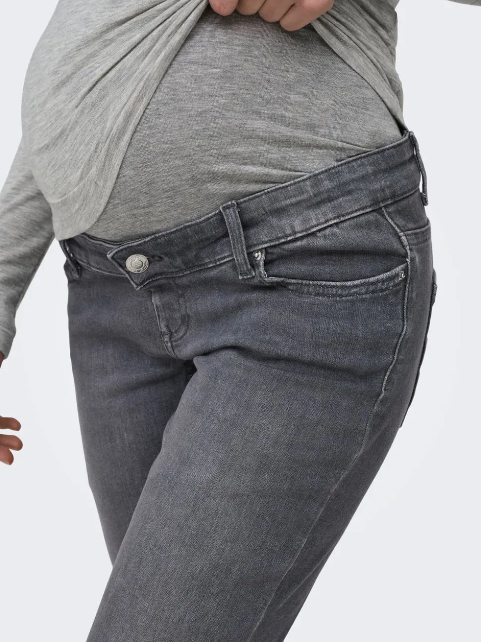 OLMBLUSH Middels høy midje Skinny Fit Ankellengde Jeans