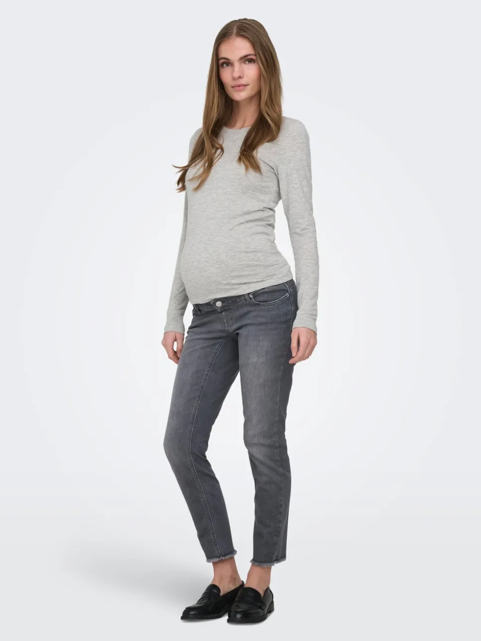 OLMBLUSH Middels høy midje Skinny Fit Ankellengde Jeans