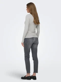 OLMBLUSH Middels høy midje Skinny Fit Ankellengde Jeans
