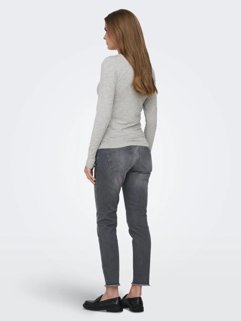 OLMBLUSH Middels høy midje Skinny Fit Ankellengde Jeans