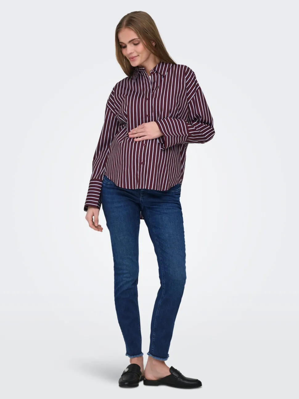 OLMBLUSH Skinny Fit Ankellengde Jeans