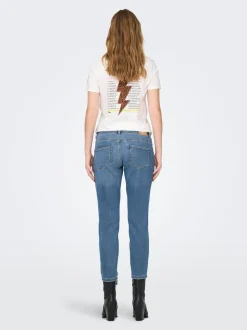 OLMCATWALK Høy midje Mom Fit Ankellengde Jeans