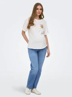 OLMEMILY Straight Fit Ankellengde Jeans
