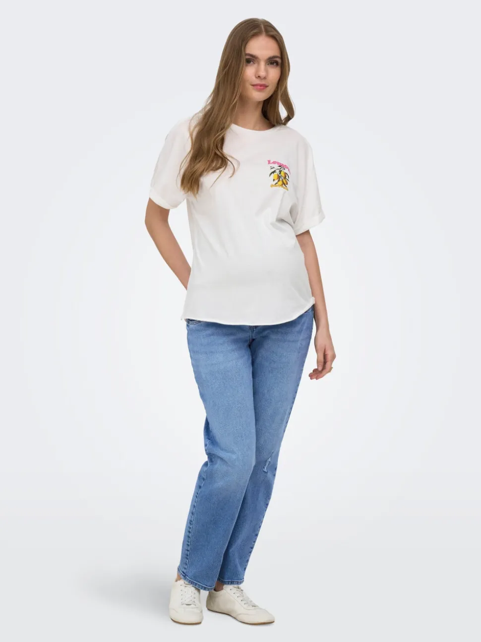 OLMEMILY Straight Fit Ankellengde Jeans
