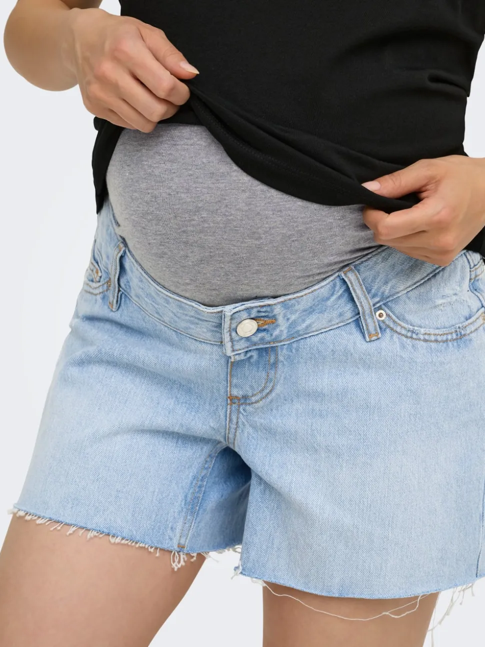 OLMGABI Middels høy midje Regular Fit Denimshorts