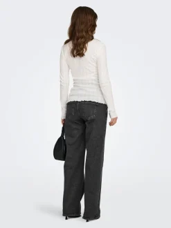 OLMJUICY Høy midje Straight Fit Jeans