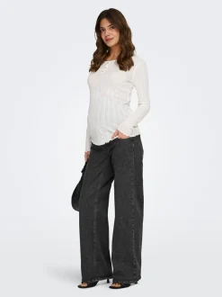 OLMJUICY Høy midje Straight Fit Jeans
