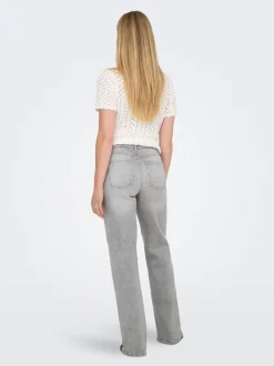 OLMJUICY Høy midje Wide Leg Fit Jeans