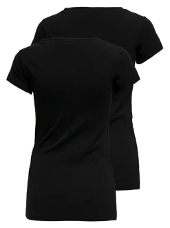OLMLOVELY 2-pack T-skjorte
