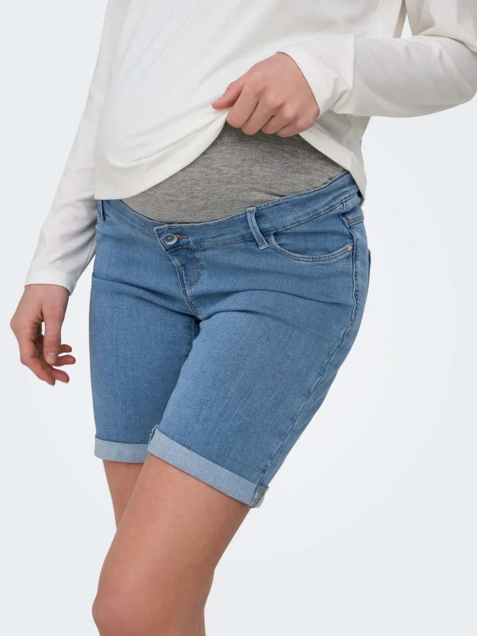 OLMRAIN Bodycon Fit Denimshorts