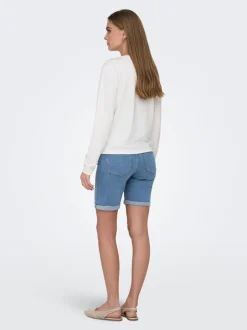 OLMRAIN Bodycon Fit Denimshorts