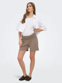 OLMSIESTA Middels høy midje Regular Fit Lin Shorts