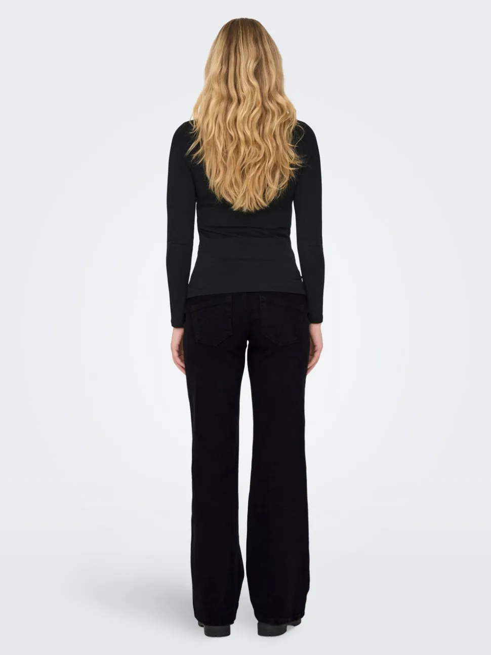 OLMSNOW Høy midje Wide Leg Fit Jeans