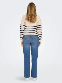 OLMSNOW Høy midje Wide Leg Fit Jeans