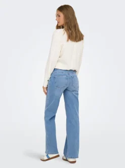OLMWAUW Middels høy midje Wide Leg Fit Jeans