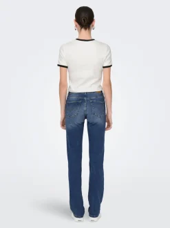ONLALICIA Middels høy midje Straight Fit Jeans
