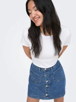 ONLAMAZING Denim Denimskjørt Kort skjørt