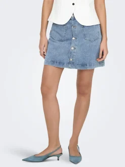 ONLAMAZING Denim Denimskjørt Kort skjørt