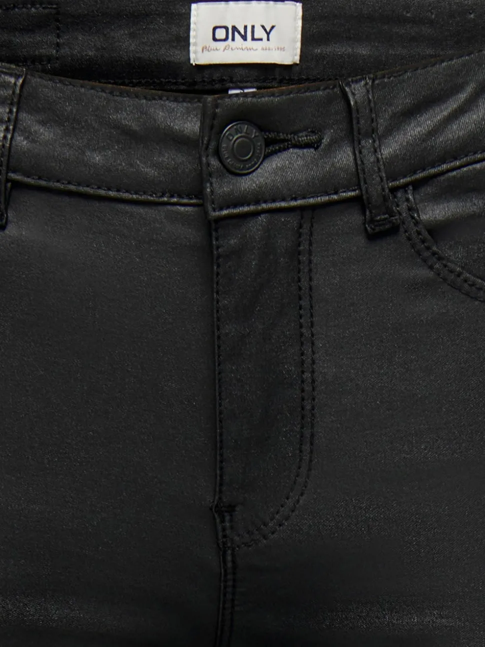 ONLANNE Skinny Fit Bukse i kunstskinn