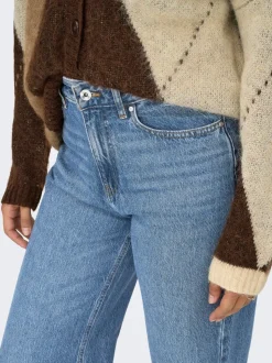 ONLBAILEY Høy midje Wide Leg Fit Jeans