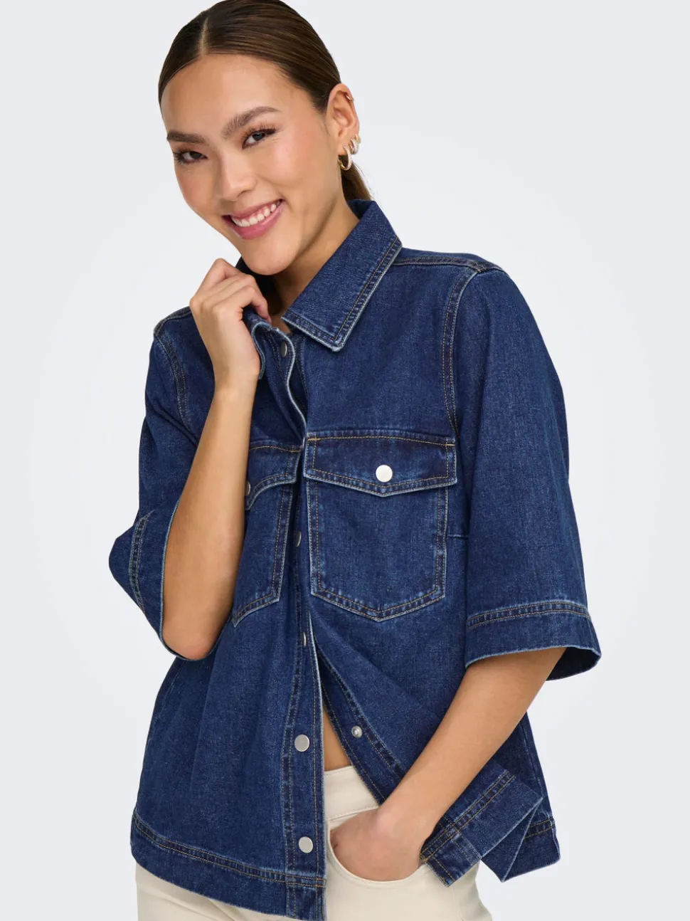 ONLBELLE Denimskjorte