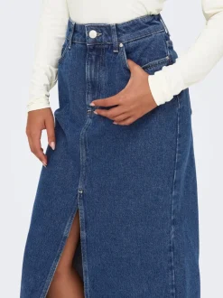 ONLBIANCA Denim Denimskjørt Midiskjørt