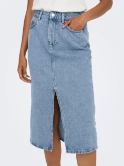 ONLBIANCA Denim Denimskjørt Midiskjørt