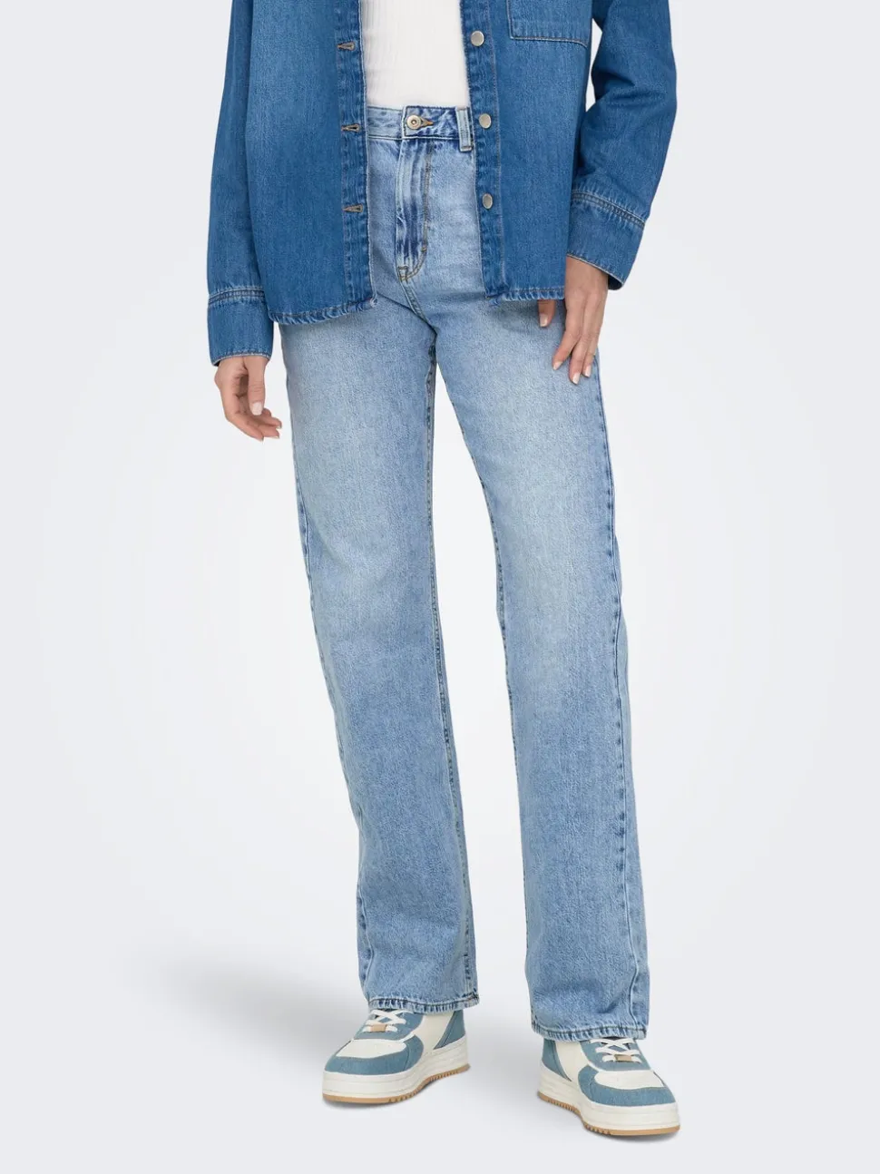 ONLBILLIE Høy midje Straight Fit Jeans
