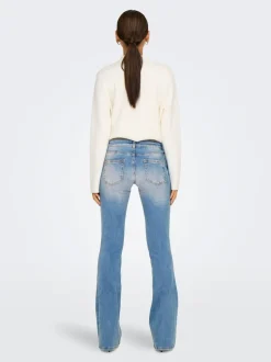 ONLBLUSH Lav midje Flared Fit Jeans
