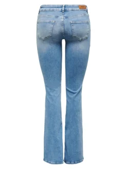 ONLBLUSH Lav midje Flared Fit Jeans