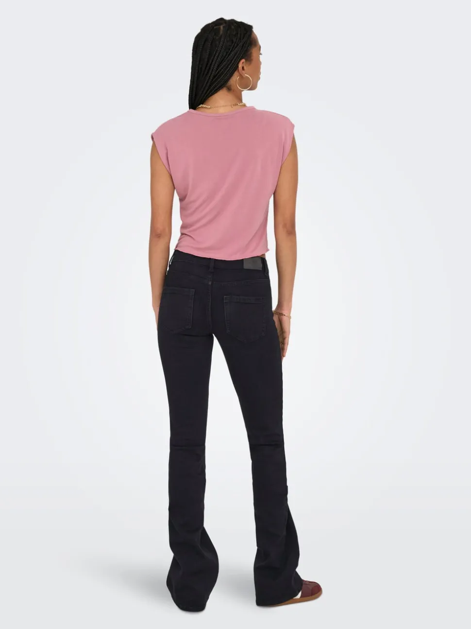 ONLBLUSH Lav midje Flared Fit Jeans