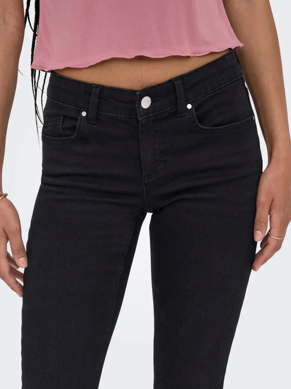 ONLBLUSH Lav midje Flared Fit Jeans