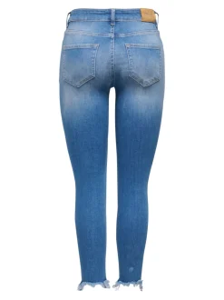 ONLBLUSH Middels høy midje Skinny Fit Ankellengde Jeans