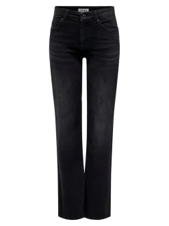 ONLBLUSH Middels høy midje Straight Fit Jeans