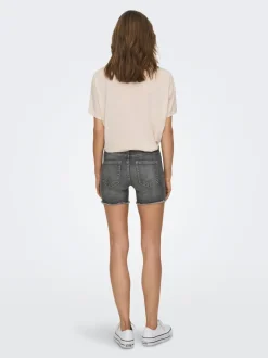 ONLBLUSH Middels høy midje Regular Fit Denimshorts