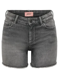 ONLBLUSH Middels høy midje Regular Fit Denimshorts