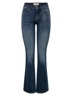 ONLBLUSH Middels høy midje Flared Fit Jeans