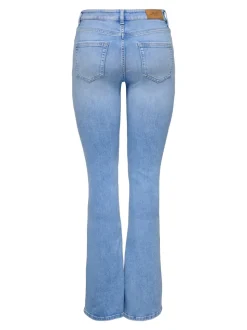 ONLBLUSH Middels høy midje Flared Fit Jeans