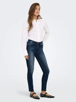 ONLBLUSH Middels høy midje Skinny Fit Ankellengde Jeans