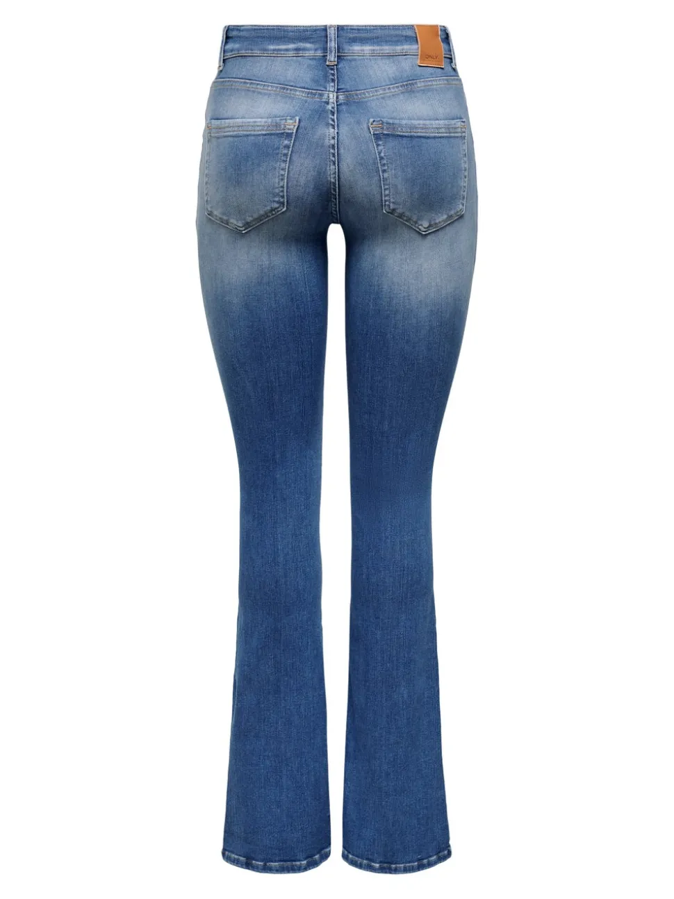 ONLBLUSH Middels høy midje Flared Fit Jeans