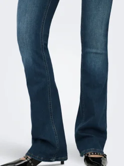 ONLBLUSH Middels høy midje Flared Fit Jeans