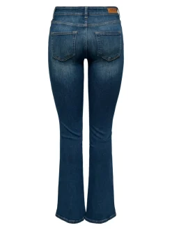 ONLBLUSH Middels høy midje Flared Fit Jeans