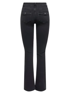 ONLBLUSH Middels høy midje Flared Fit Jeans