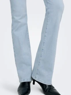 ONLBLUSH Middels høy midje Flared Fit Jeans