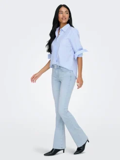 ONLBLUSH Middels høy midje Flared Fit Jeans