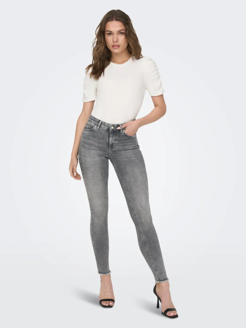ONLBLUSH Middels høy midje Skinny Fit Ankellengde Jeans