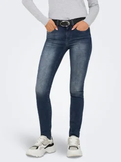 ONLBLUSH Middels høy midje Skinny Fit Ankellengde Jeans